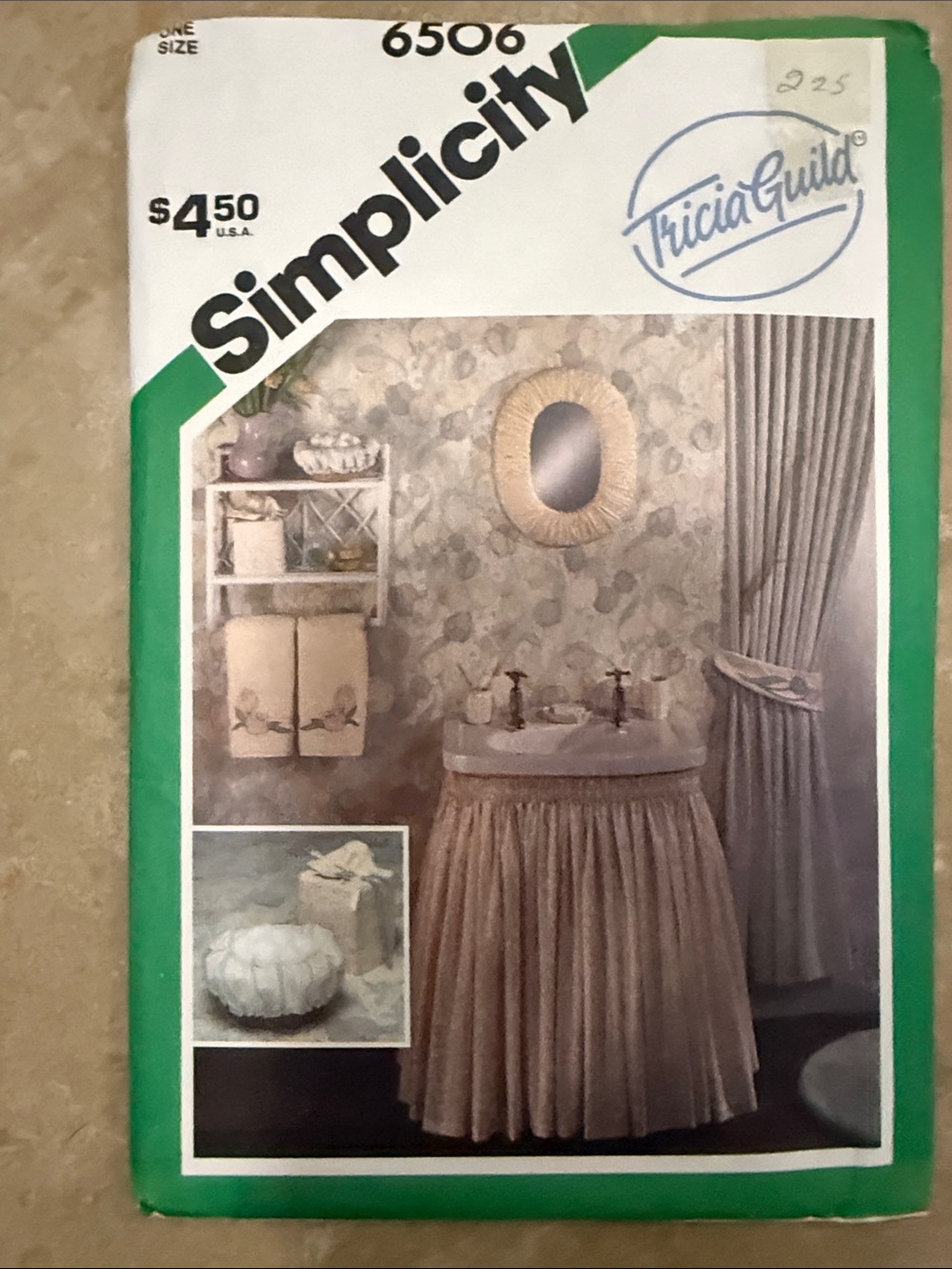 Simplicity Bathroom Accessories Sewing Pattern